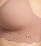 Dámská podprsenka ZERO Microfibre 2.0 Soft bra CAMEO BROWN sv. hnědá 00ME SLOGGI BROWN