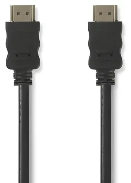Nedis High Speed HDMI 50 m černá / Kabel HDMI / 4K 30 Hz / 18 Gbps / Ethernet (CVGT34620BK500)