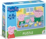 Puzzle Prasátko Peppa: Společné vaření 60 dílků