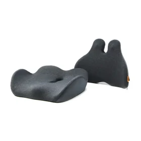 Powerton Set bederní opěrky a podsedáku antracit / ergonomický / paměťová pěna (WPEUS4)