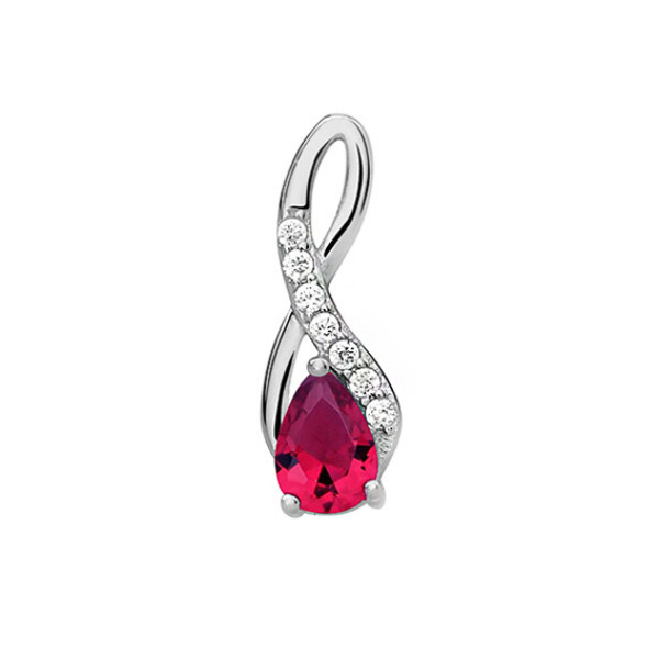 LUNICA Stříbrný přívěsek RED 0145 Ag 925; ≤1,2 g.