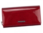 Osobitá velká dámská kožená peněženka Duni, červená