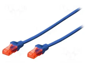 Digitus modrá / Patch kabel / Cat6 / U/UTP / LSZH / 0,25 m (DK-1617-0025/B)