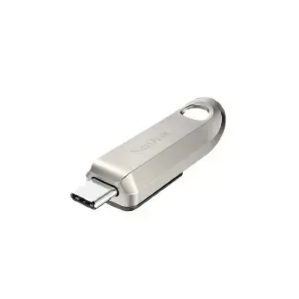 SanDisk Ultra Luxe 128 GB stříbrná / Flash Disk / USB-C 3.2 Gen 1 / čtení až 400 MB/s (SDCZ75-128G-G46)
