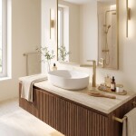 REA - Koupelnová baterie Grace Brush Gold High REA-B8939