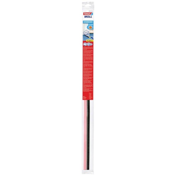 Tesa STANDARD 05433-00102-00 Door sealing rail tesaMOLL® transparentní (d x š) 1 m x 40 mm 1 ks