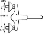 HANSA - Twist Dřezová baterie, chrom 09692193