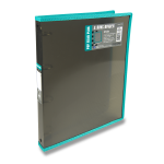 Pořadač 4-kroužkový FolderMate Pop Gear Plus A4, kouřový