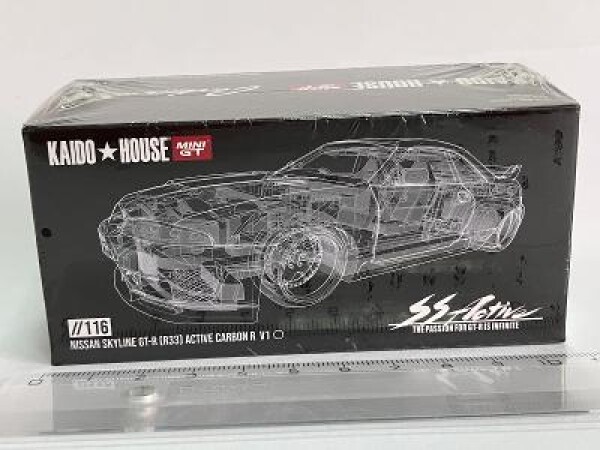 Kaido House Nissan Skyline GT-R R33 Active C. 1/64 MiniGT #116 (H13-x)