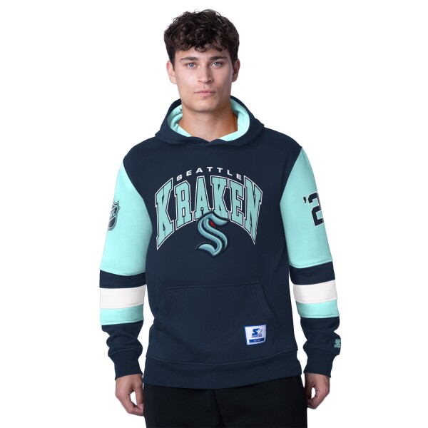 Starter Pánská mikina Seattle Kraken NHL End Zone Hoodie Velikost: S