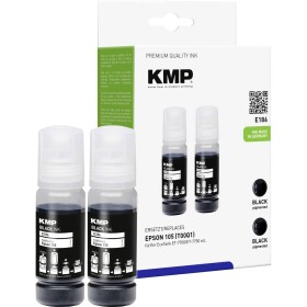 KMP Ink refill náhradní Epson 105, T00Q1 kompatibilní Dual černá E186 1643,0001
