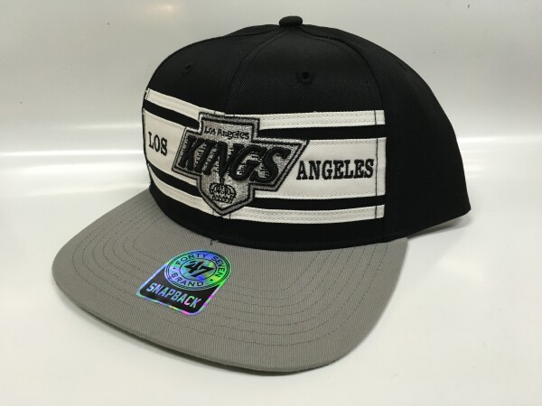 47 Brand Pánská Kšiltovka Los Angeles Kings Three Stripes Snapback