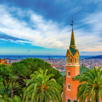 Nástěnný poznámkový kalendář 2026 NOTIQUE - Barcelona, 30 x 30 cm