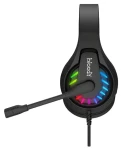 A4tech Bloody G230P černá / Herní sluchátka s mikrofonem / 7.1 / Mikrofon sklápěcí / RGB / 3.5mm jack + USB / 2 m (G230P-BK)
