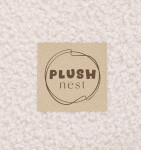 PLUSH NEST PLUSH NEST Dětské sedátko Krémový beránek
