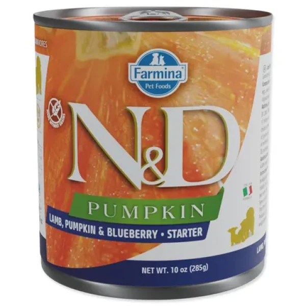 ND Puppy Starter Lamb, Pumpkin Blueberry 285 g / Konzerva pro psy / štěňata / bez obilovin (L4-85027)