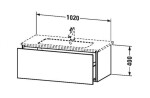 DURAVIT - L-Cube Umyvadlová skříňka 40x102x48 cm, 1 zásuvka, lesklá bílá LC614202222