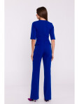 S377 Kombinéza Peplum - královská modř EU XXL