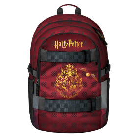 Školní batoh BAAGL SKATE - Harry Potter Bradavice vínový