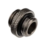 Alphacool ES Dvojitá vsuvka černá / Steckbar / G1/4 AG G1/4 AG (13757)