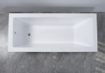 Erga Pureline-S, vana 1800x800x400 mm bez nožiček, bílá lesklá, ERG-V07-PURELINE-S-180x080-WH ERG-V07-PURELINE-S-180X080-WH