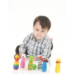 Orange Tree Toys Dřevěné kuželky - Zvířátka