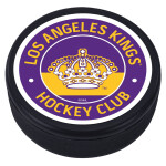 Mustang Puk Los Angeles Kings NHL Crown Vintage Striped Textured Puck