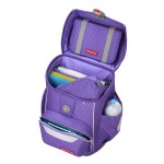 Školní aktovka pro prvňáčky – 4 dílný set, Step by Step BASIS Purple Konfetti, AGR