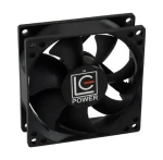 LC-Power LC-CF-80 černá / Ventilátor / 80 mm / PWM / 2200 RPM / 25,1 dB (LC-CF-80)