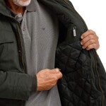Bushman Pánská zateplená bunda Hayk, tmavě zelená XXXXL