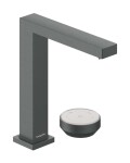 HANSGROHE - Tecturis E Umyvadlová baterie s výpustí, 2-otvorová instalace, CoolStart, EcoSmart+, kartáčovaný černý chrom 73053340