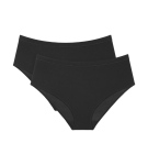 Dámské kalhotky Sense of Modal Midi 2P - BLACK - černé 0004 - TRIUMPH BLACK XL