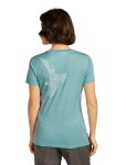 ICEBREAKER Wmns 150 Tech Lite SS Scoop Tee 30th Anniversary, Hydro velikost: S