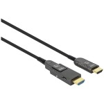 Digitus kabelový adaptér DisplayPort DP - HDMI typu A M - M 1.0 m / s blokováním DP 1.2 HDMI 2.0 / 4K / 60Hz / CE / bl (AK-340303-010-S)