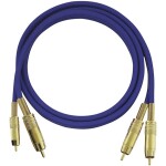 Oehlbach jack audio prodlužovací kabel [1x jack zástrčka 3,5 mm - 1x jack zásuvka 3,5 mm] 5.00 m černá pozlacené kontakty Oehlbac