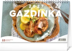 NOTIQUE Gazdinka 2027 / Stolní kalendář / 23,1 × 14,5 cm / slovenské kalendárium