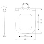 SAPHO - BELLO WC sedátko, SLIM, Soft Close, bílá 100727