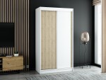 Šatní skříň Abi Lamelo Barva korpusu: Dub artisan, Rozměry: 100 cm