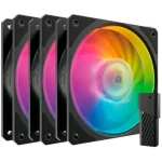 Cooler Master Mobius 120P ARGB černá 3ks / 120mm / Loop Dynamic Bearing / 30dB @ 2400 RPM / 75.2CFM / 4-Pin PWM (MFZ-M2DN-243P2-R1)