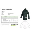Bunda voděodolná AQUA J, XL, zelená, STALCO PERFECT