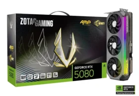 ZOTAC GAMING RTX 5080 AMP Extreme Infinity 16GB / 2670MHz / 16GB GDDR7 / 256-bit / 1x HDMI + 3x DP / 850W (16) (ZT-B50800B-10P)