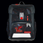 Školní aktovka CLOUD pro prvňáčky 5dílný set, Step by Step Dragon Drako, certifikát AGR