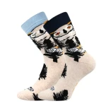 BOMA Ponožky dámské celofroté OWLANA se sovičkami 35-38 116875