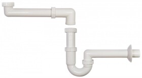 EcoMaster Trubkový sifon 6/4" x 40 pro drtič 8595156224360