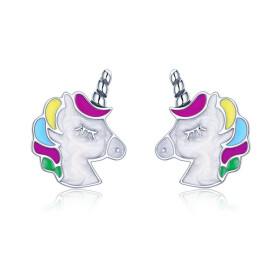 Elenys náušnice Jednorožec Unicorn