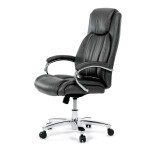 Kancelářské křeslo, houpací mechanismus, šedá ekokůže, KA-F1385 GREY
