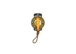 KIWI WALKER Mořská mušle oranžová, 17 cm / Hračka pro psy / plovací / TPR pěna (TPR-843)