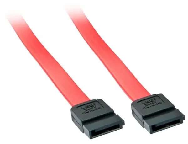Lindy SATA 7-pin - SATA 7-pin červená / Kabel / SATA III / SAS kompatibilní / 0,2 m (33323)