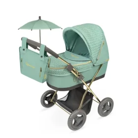 DeCuevas 85073 Skládací kočárek pro panenky se slunečníkem a taškou Capriccio 2025 - 60 cm