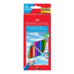 Faber - Castell Pastelky trojhranné ECO 12 ks + ořezávátko